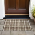 thumbnail image 6 of Addison Rugs Chantille Indoor/Outdoor Transitional Plaid Chocolate Washable Rectangle Rug, 1'8" x 2'6", 6 of 6