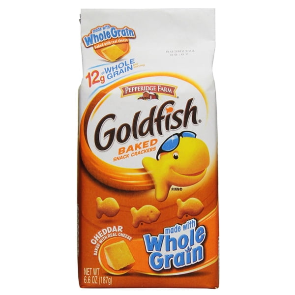 Pepperidge Farm Goldfish Whole Grain Cheddar Baked Snack Crackers 6.6