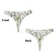 thumbnail image 3 of Fotbe Wisteria Flower Tanga Sin Costuras para Mujer con Estampado – Panties Invisibles, Transpirables y Cómodos para Uso Diario-4X-Large, 3 of 6