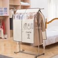 thumbnail image 3 of Hanging Garment Bags for Storage Dust-Proof Large Garment Rack Cover Suit Bags Organizer Hanging Clothes Cover for Suit Coats Jackets Dress Closet Storage, 3 of 5