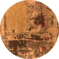 thumbnail image 1 of Ahgly Company Indoor Round Oriental Orange Industrial Area Rugs, 7' Round, 1 of 4