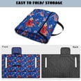thumbnail image 6 of Pzuqiu Quilted USA Patriotic Golf Cart Seat Cover | 2-Person Universal Fit | 4 Storage Pockets Non Slip Protector for Golfers, 6 of 9