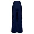 thumbnail image 5 of REORIAFEE Office Pants for Women with Pockets Wide Leg Palazzo Pants Solid Print High Waisted Casual Pants Lightweight Baggy Stretchy Trousers 2024 Trending Fashion Clothing, 5 of 7