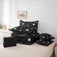 thumbnail image 6 of Manfei Rustic Bull Skull 7-Piece Bedding Comforter Set,Desert Plant Cactus King Bedding Sets,Sun Moon Pattern Bed Sheets For Men Women,Microfiber Bedroom Decor Reversible, 6 of 8