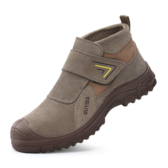 AUXDIQ Safety Trainers Men Women Steel Toe Cap Work Shoes Comfy Construction Industrial Sneakers