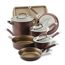 Circulon 11-Piece Nonstick Cookware Set - Chocolate