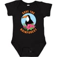 thumbnail image 3 of Inktastic Save the Rainforest Toucan Illustration Boys or Girls Baby Bodysuit, 3 of 5