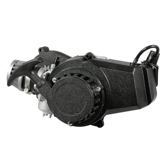 Wildnix 49cc Motor Engine Kit, 2-Stroke Air-Cooled Engine with 1.9kW/7000rpm Max Power, CVT Gearbox for Smooth Performance