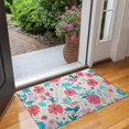 thumbnail image 2 of Pioneer Flower Floral Print Pattern Door Rugs,Washable Non Slip Door Mats Indoor,Decorative Door Mats,Entry Mat Indoor for Entrance,Bedroom,Kitchen,Bathroom,17"x30", 2 of 6