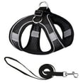 thumbnail image 2 of ORIA Cat Harness and Leash for Walking, Escape Proof Adjustable Cat Vest Harnesses, Easy Control Breathable Reflective Strips Jacket, Soft Harness for Puppy Small Medium Large Cats, Black(XXS), 2 of 10