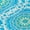 Blue, variant on Addison Rugs Chantille Indoor/Outdoor Transitional Circles Denim Washable Round Rug, 8' x 8'