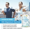thumbnail image 6 of Magnesium Capsules 500mg - Promote Muscle, Joint and Heart Health, Improved Sleep, Stress - 120 Capsules, 6 of 9