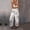 White, variant on Butterfly Print Straps Jumpsuits for Women Loose Fiited Wide Leg Lounge Beach Vacation Rompers