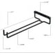 thumbnail image 5 of Soporte para copas de vino, 2 soportes para copas, estante para vidrio con tornillos, estante para copas de vino de metal duradero para colgar, adecuado para 4 vasos para cocina, bar, restaurante,, 5 of 5