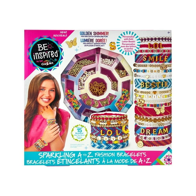 Cra-Z-Art Be Inspired: Sparkling A-Z Fashion Bracelets