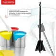 thumbnail image 3 of LOLIPPYY 1Set Resin Mixer Paddles Black Plastic Drill Attachment for Easy Epoxy Paint Mixing, 3 of 8