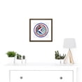 thumbnail image 2 of Space NASA Apollo 15 Mission Emblem Badge Patch 8X8 Inch Square Wooden Framed Wall Art Print Picture with Mount, 2 of 4
