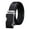 Black & White, variant on Men Autumatic Belt Business Formal Belt Smooth Faux Leather Alloy Buckle Anti-break Great Durability Anti-slip Men Meeting Commute Suit Pants Belt