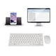 thumbnail image 5 of Para Hk-03 2.4G Mini Teclado Inalámbrico Y Juego De Mouse Óptico Para Computadora Portátil De Escritorio Smart Tv White Monstrate EL006468-00, 5 of 6