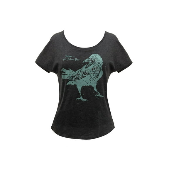 Penguin Horror: The Raven Women's Relaxed Fit T-Shirt Large, (Other)