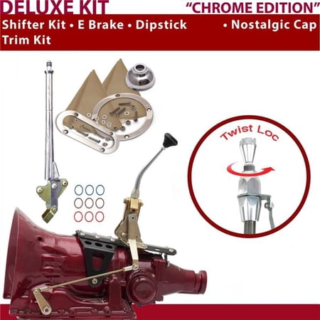 American Shifter AOD Shifter Kit 8 in. E Brake Trim Kit Dipstick for D5AB5