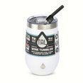TAL Stainless Steel Wine Tumbler 16 fl oz, White