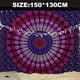 thumbnail image 2 of Colgante de pared tradicional hippie mandala, tapiz floral dorado para ropa de cama, tela colgante estampada, 2 of 5