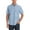 Blue, variant on Men's Relaxed Fit Short Sleeve Button Down Woven Collared Shirt, Blue (XXL)