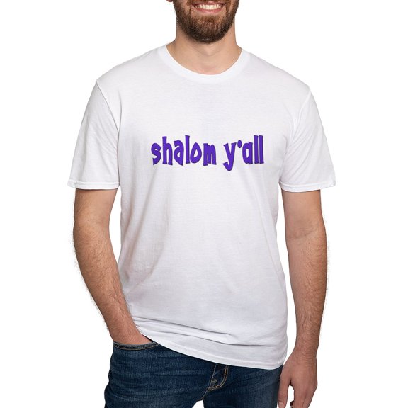 CafePress - Jewish Shalom Y'all Fitted T Shirt - Fitted T-Shirt, Vintage Fit Soft Cotton Tee