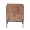 thumbnail image 7 of NPD Furniture Hathaway 18" 1-drawer Wood Nightstand in Newton Brown/Black, 7 of 7