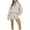 Gray, variant on Frostluinai 2 Piece Sets for Women Drawstring Sweat Shorts Half Zip Long Sleeve Sweatshirts Loose Fit Solid Fall Tracksuit Sets with Pocket