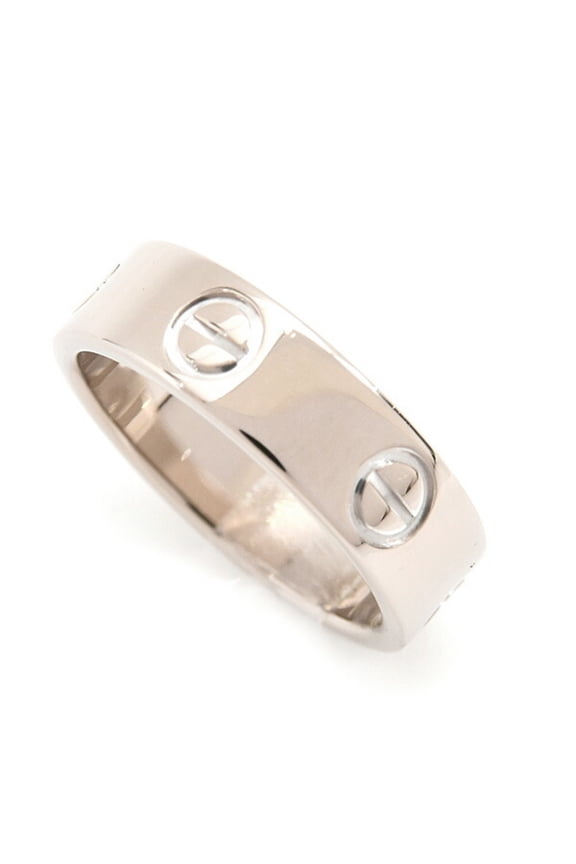 Pre-Owned Cartier Love Ring for Women, Size 51/10.5, White Gold 750WG (Good)