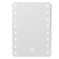 thumbnail image 3 of Espejo de maquillaje Fugacal LED iluminado giratorio plegable blanco, 3 of 6