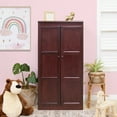 thumbnail image 6 of Concepts in Wood Armoire Wardrobe Closet - 5 ft Tall - Cherry, 6 of 9