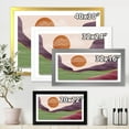 thumbnail image 4 of Designart 'Abstract Landscapes With Mountain River and Moon' Modern Framed Art Print, 4 of 4