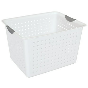 Sterilite Deep Ultra™ Basket Plastic, White - Walmart.com