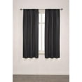 thumbnail image 1 of Mainstays Chambray Blackout 63" Window Curtains Panel Pair, 1 of 3
