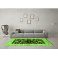 thumbnail image 3 of Ahgly Company Indoor Round Oriental Green Industrial Area Rugs, 8' Round, 3 of 4
