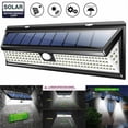 thumbnail image 2 of Movimiento Luz De Pared Ip65 Impermeable Lámpara De Jardín Al Aire Libre 1000Lm Smd 118Led Solar Pir Sensor sonducket HA023459-00, 2 of 7