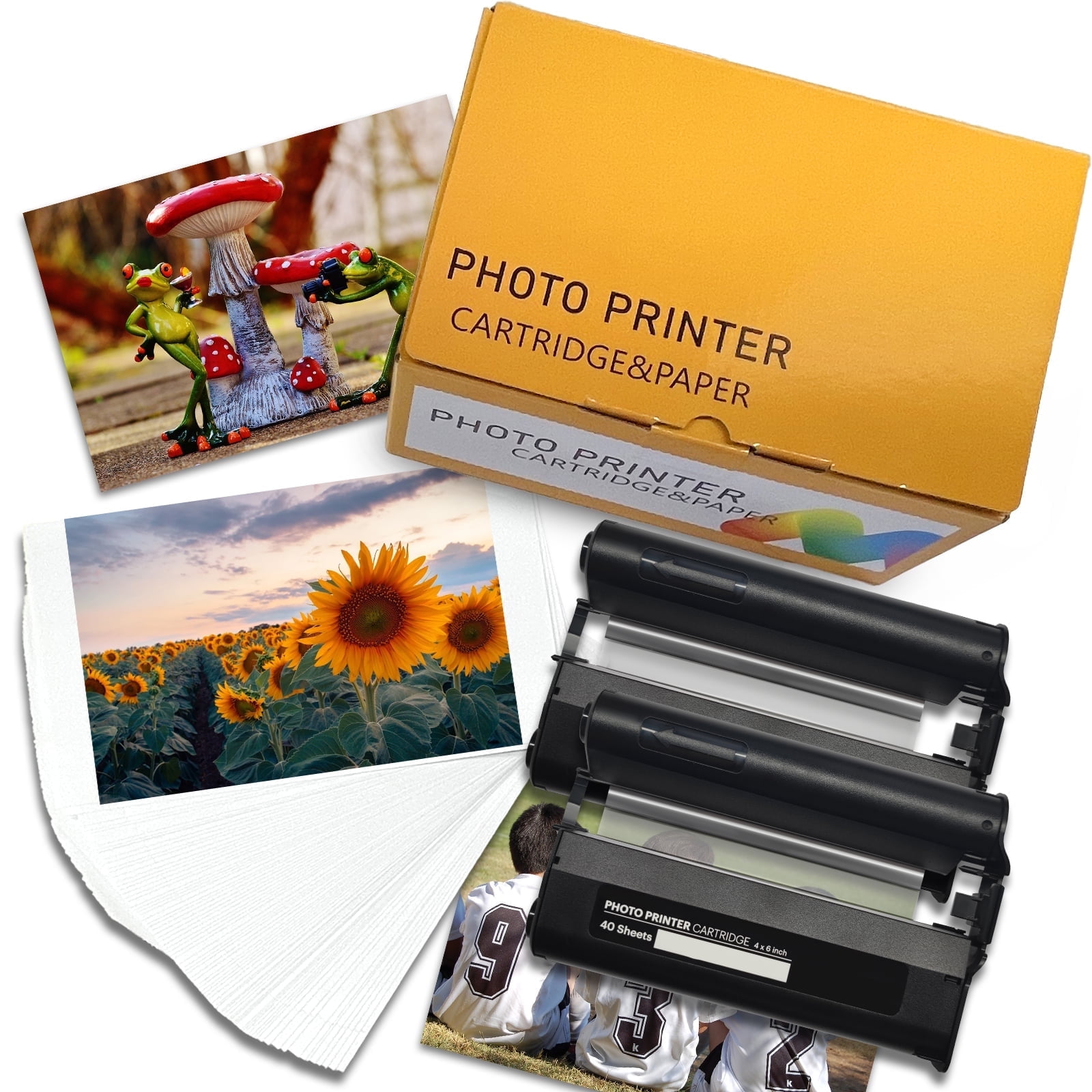 Canon ZINK Paper White Inkless Printing Compatible, Photo Paper, 2