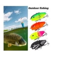 thumbnail image 2 of Swimming Bait with Double Hook for Freshwater Saltwater Bass Trout Pike Fishing, 2 of 5