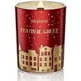 thumbnail image 1 of M&SENSE Festival Cheer - Apple & Sandalwood Scented Candle, 18oz Natural Soy Wax, 100 Hours Long Lasting Wooden Wick Candle, Aromatherapy Candle for Housewarming, Holiday Scented Gift, 1 of 8