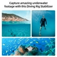 thumbnail image 3 of TELESIN GP-DMP-T10 Waterproof Dome Port Replacement for GoPro Hero 10/9/8/7/6/5 with 30M Waterproof Housing Dual Handle Stabilizer Sports Camera Diving Rig Set for Underwater Photos Videos, 3 of 8