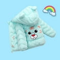 thumbnail image 5 of Esaierr Toddler Ears Winter Coats Cartoon Down Jacket for Baby Boys Girls Puffer Jacket Outerwear with Hoods Padded Long Sleeve Cotton Coat for 9M-4Y, 5 of 5