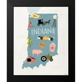 thumbnail image 2 of Louise, Gigi 20x24 Black Modern Framed Museum Art Print Titled - Indiana Icons, 2 of 5