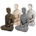 thumbnail image 1 of Estatuas De Yoga, Decoración De Meditación De Yoga Rústico Simple Para Sala De Estar Para Sala De Meditación Cergrey Desktop Ornaments, 1 of 8