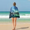 thumbnail image 4 of Aurora Starry Sky Beach Towel – with A Unique Design, Extra Large,XL (32”x 63”) for Kids & Adults, 4 of 7