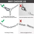thumbnail image 5 of ChainsHouse Silver 2mm Thin Chain Necklaces for Women Dainty Necklace for Pendant 18"-30" Length Birthday Christmas Anniversary Jewelry Gift, 5 of 7