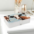 thumbnail image 6 of Cattle Elegant PU Leather Display Case with Removable Compartment for Earring Organizer and Necklace Holder - Portable Storage Box, 6 of 6