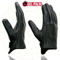 thumbnail image 2 of Milwaukee Leather MG7510 Men's Black Leather Gel Padded Palm Short Wrist Motorcycle Hand Gloves W/ ‘Full Panel Cover’ X-Large, 2 of 8